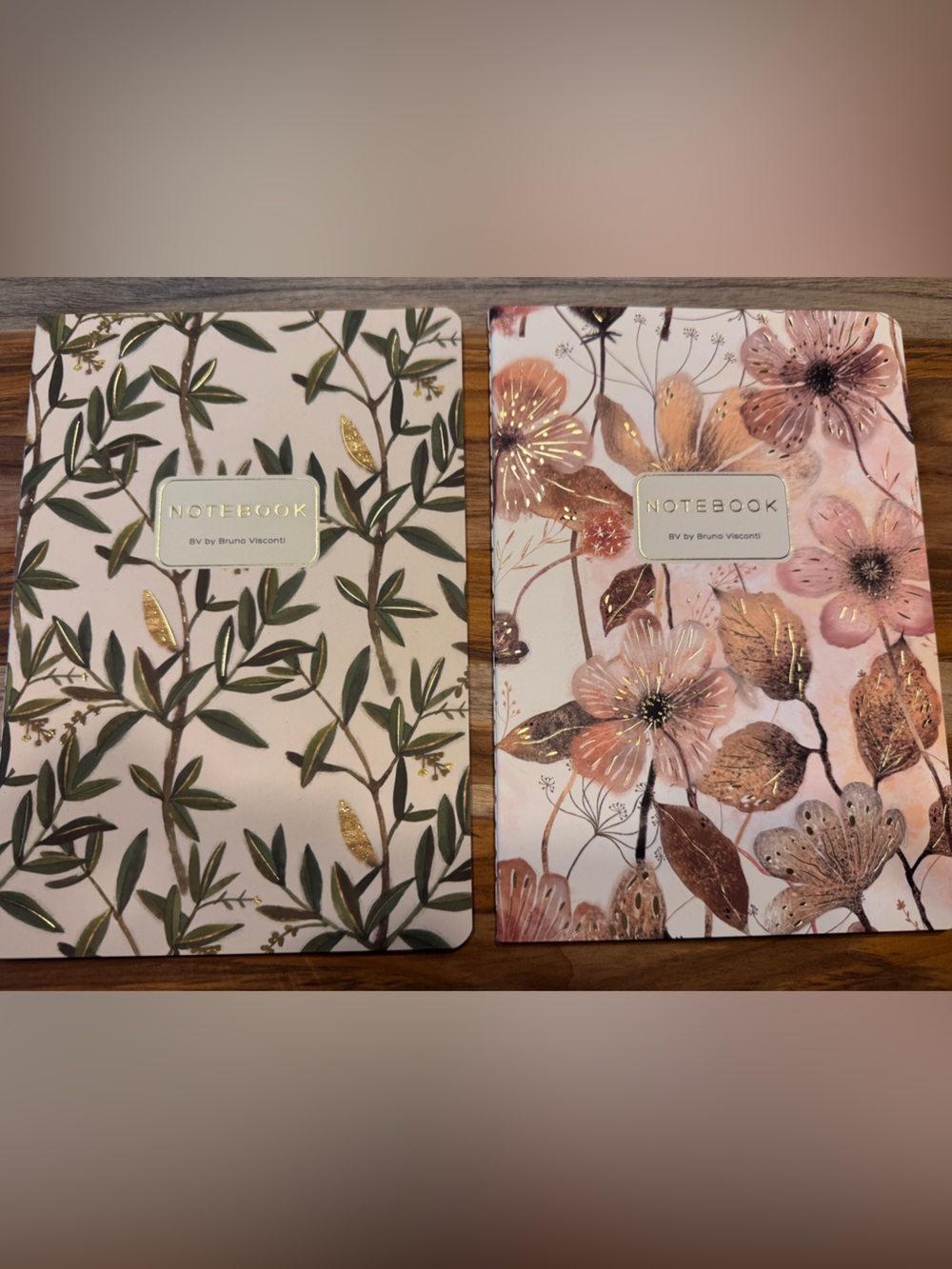 2 Pack Gorgeous Soft Touch Journals - BV by Bruno Visconti - Amazing Unique Gift
